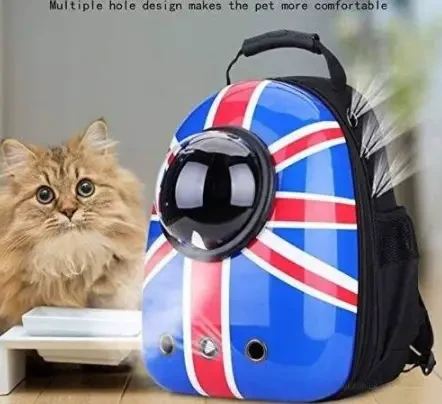 Рюкзак - переноска с иллюминатором для кошек и собак (Британия)
