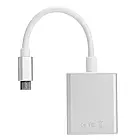 Адаптер конвертер відео + аудіо TYPE C - HDMI Dellta 4K White|Silver, фото 2