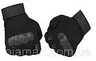 Тактичні рукавички закриті, полнопалые Oakley L, Чорний, фото 4