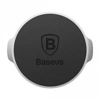 Универсальный автодержатель Baseus Small ears series Magnetic suction bracket (Flat type) silve (SUER-C0S) -