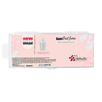 Nails Molekula форми-типи гелеві для нарощування нігтів 240 шт ( Квадрат) прозоре