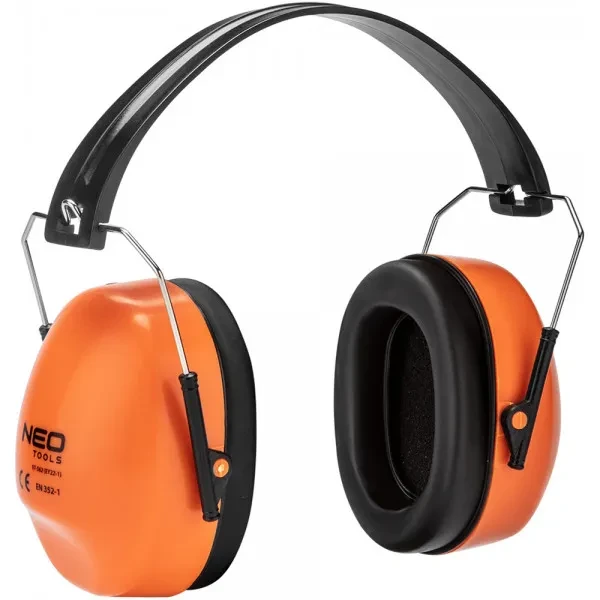 Захисні навушники Neo Tools 97-562 Black Orange