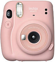 Фотоаппарат моментальной печати Fujifilm Instax Mini 11 Blush Pink с ремешком + две кнопки спуска затвора