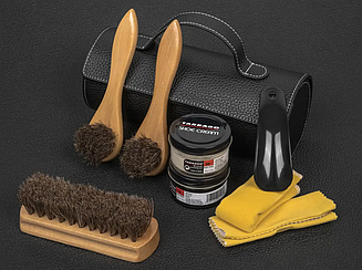 Дорожній набір для догляду за взуттям Tarrago Black Shoe Care Travel Kit