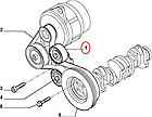 Паразитний ролик ремня генератора Fiat Ducato 244 (2002-2006) 2.3JTD, 504000412, фото 4