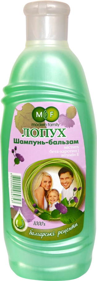 Шампунь-бальзам для волосся MF "Лопух" (1л.)