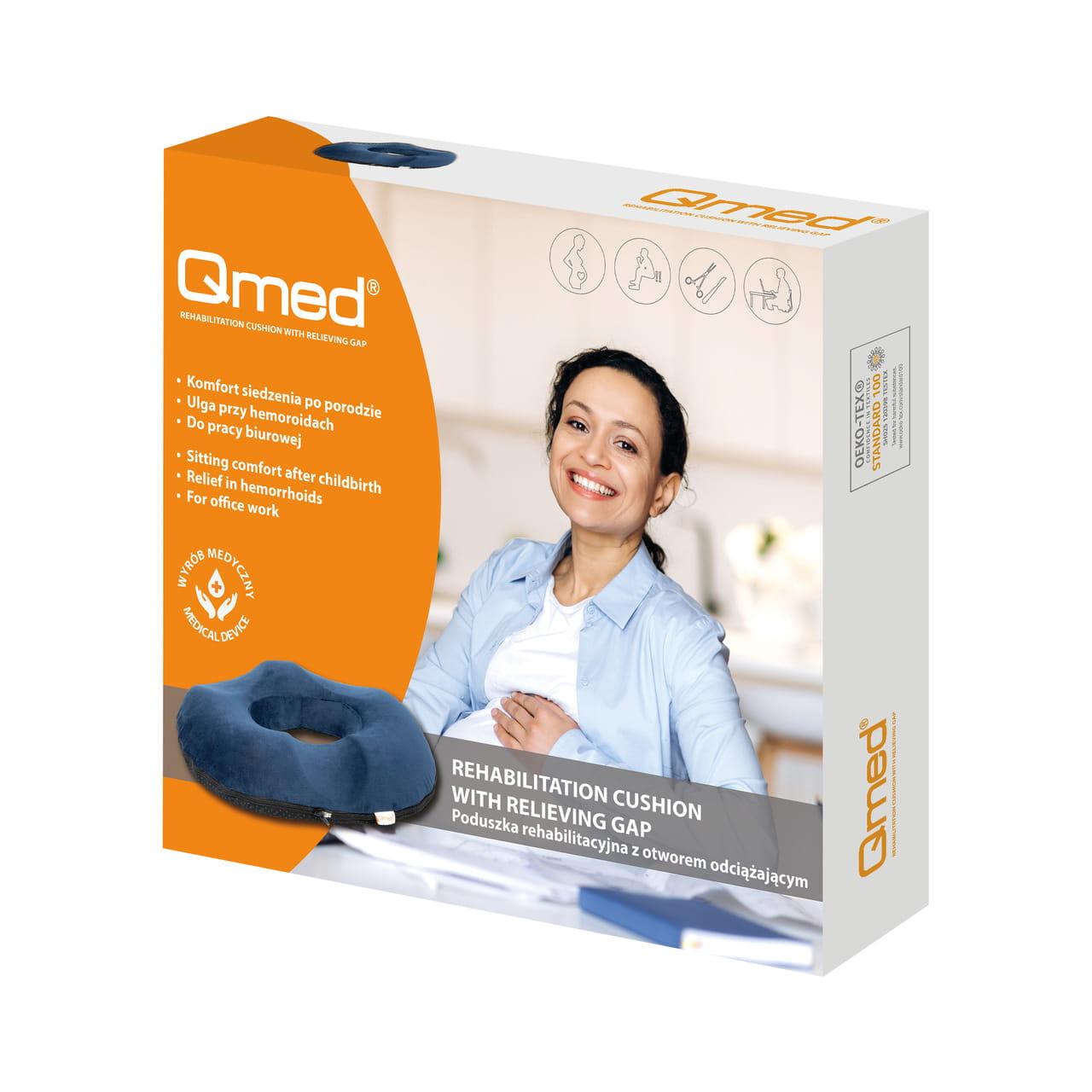 Реабілітаційна подушка з рельєфним отвором Qmed Rehabilitation Cushion, фото 1