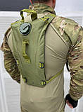 Гідратор армійський, гідратор тактичний, гідратор рюкзак для води 2,5л, Тактична питна система, фото 2
