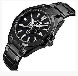 Чоловічий наручний годинник Skmei 9118 на браслеті, колір у наявності