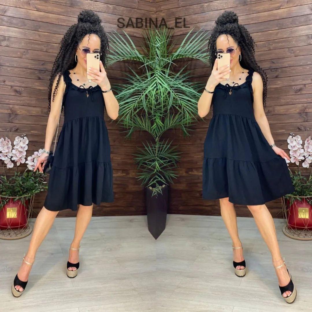 Літній легкий сарафан на тонких бретелях зав'язках софт, фото 1