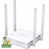 Маршрутизатор TP-LINK Archer C24Інтерфейси 1 порт WAN 10/100 Мбіт/сек 4 порти LAN 10/100 Мбіт/сек WAN-порт Ethernet Швидкість Wi-F