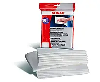 Екстрам'які серветки для фінішного полірування кузова SONAX Polishing Cloths (15 шт.)