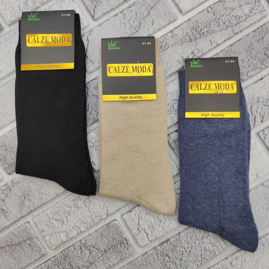 Шкарпетки чоловічі високі весна/осінь асорті р.41-44 CALZE MODA бамбук 30034804, фото 1