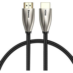 Кабель Baseus Horizontal 4KHDMI Male To 4KHDMI Male Adapter Cable 1m CADSP-A01 Black, фото 1