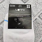 Шкарпетки чоловічі високі весна/осінь білі з написами р.41-46 LOMM Premium 20035457, фото 4