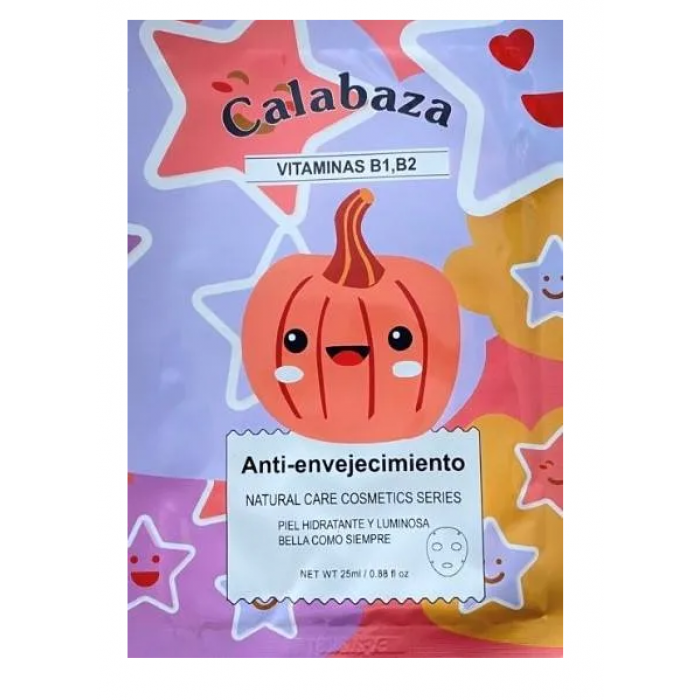 Маска для обличчя Bioska Calabaza з вітаміном B1, B2 антивідростна 25 мл