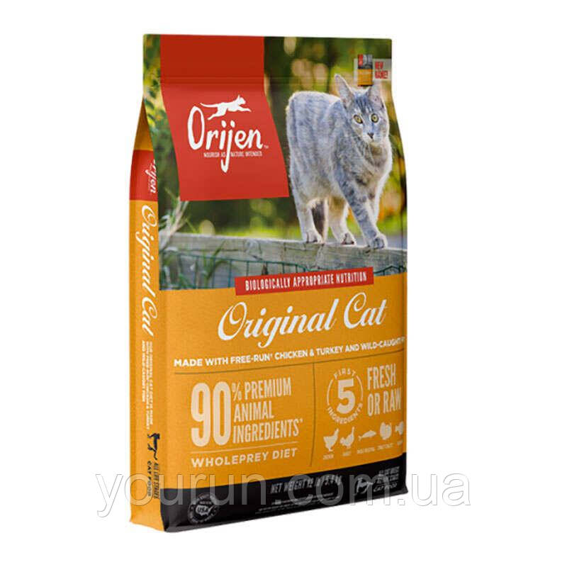 Orijen (Оріджен) Original Cat корм для кішок і кошенят всіх порід (з курчам) 5.4 кг