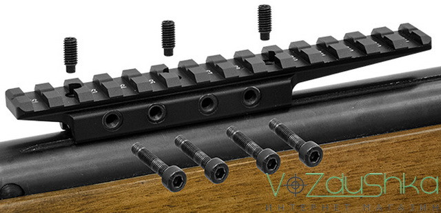 кріплення 14 слотового адаптера Leapers UTG Airgun на ластівчин хвіст