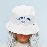 Панама унисекс с патриотической надписью "ORIGINALS - Вільна Україна з 1991 " / панама с украинской символикой