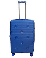 Чемодан пластиковый AIRTEX 246 средний синий