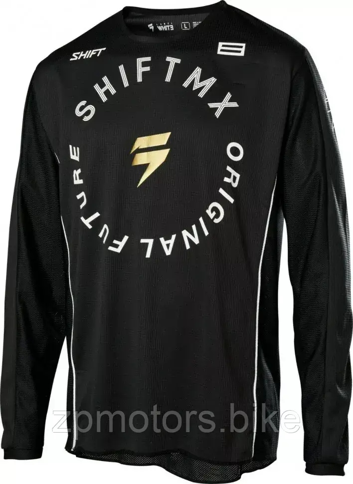 Мото джерсі, джерсі SHIFT WHIT3 VEGA JERSEY LE [ BLACK / GOLD XL tk484