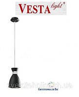 Підвісний світильник люстра Vesta Light NAOMI (56031-1) E27 чорний білий