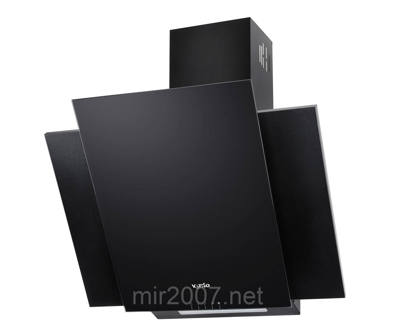 Витяжка похила чорна VENTOLUX TORINO 60 BK (750) PB