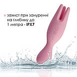Подвійний вібратор для чутливих зон Svakom Nymph Pale Pink 777Store.com.ua, фото 9