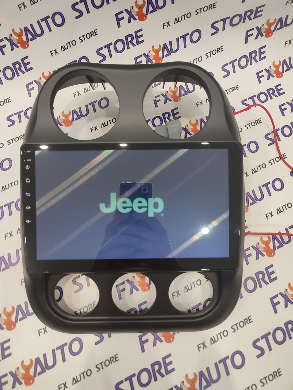 Android магнитола 10 дюймов 2din для Jeep Patriot Compass 2010-2016 новая 2/32 Gb Wi-fi Камера GPS - фото 2 - id-p1644214887
