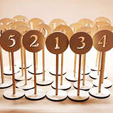 Нумерація столів 1-10 (10шт), фото 2