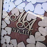 Рамочка побажань з сердечками 30х20см, фото 4