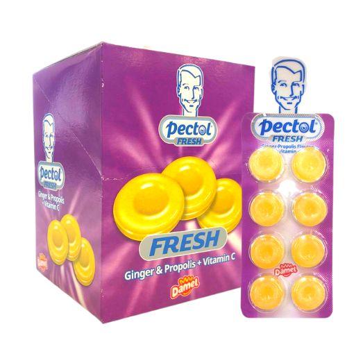 Льодяники Damel Pectol Ginger-propolis імбир-прополіс блістер - 20 г, 24шт/уп