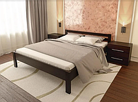 Кровать двуспальная Виола дерево ольха, цвет венге 120х200 см (Venger TM)
