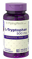 Триптофан Piping Rock L-TRYPTOPHAN 500mg 60 капсул EXP 07/24 года включительно