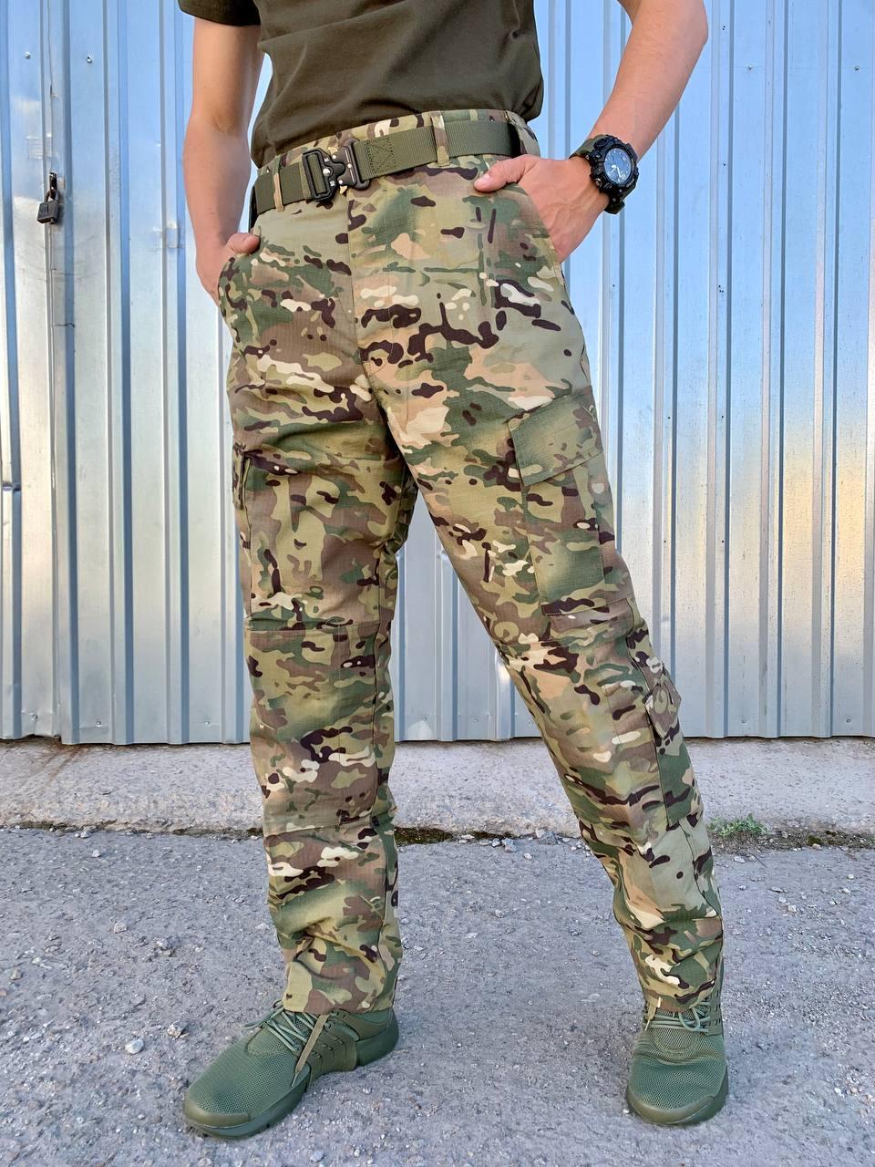 Штани тактичні Мультикам Mil-Tec ріп-стоп (РОЗМІРИ XL, 2XL)