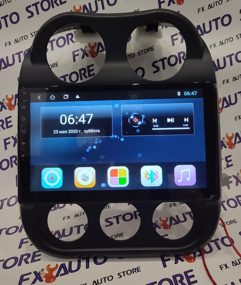 Android магнітола 10 дюймів 2din для Jeep Patriot Compass нова 2/16 Gb Wi-fi Камера GPS