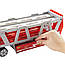 Вантажівка-транспортер Матчбокс Дорожня пригода Matchbox Fire Rescue Hauler, фото 5
