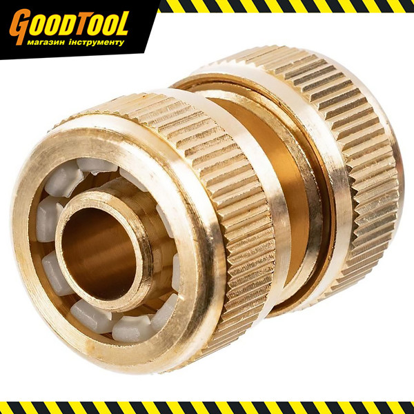 З'єднання латунне для шланга 1/2" Richmann C0281