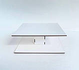 Підставка 2-х ярусна з дерева для різних кондитерських виробів, 200*200*75