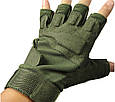 Рукавички тактичні Blackhawk короткопалі Olive 4667, фото 5