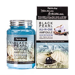 Сироватка ампульна для обличчя FarmStay Black Pearl Seed All-In-One омолоджуюча 250 мл