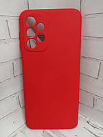 Чехол накладка для Samsung Galaxy A23 (A235F) противоударный бампер красный