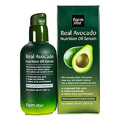 Омолоджуюча сироватка для обличчя FarmStay Real avocado з екстрактом авокадо 100 мл