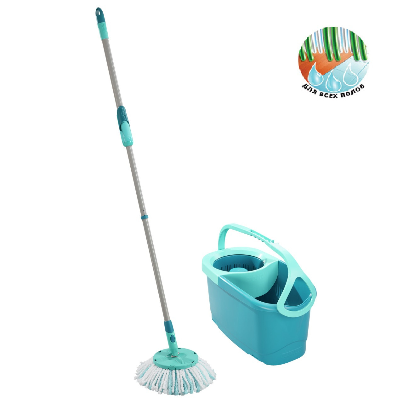 Набір для прибирання Leifheit CLEAN TWIST Disc Mop Errgo