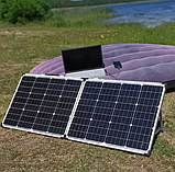 Портативна сонячна батарея Shine-200Вт USB з контролером, фото 5