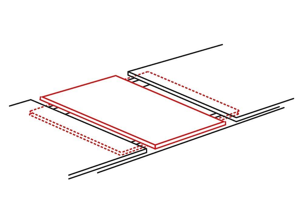 Стол обеденный Fresno металл Черный, столешница МДФ+шпон Дуб, 150-210x90х76 см (Signal ТМ) - фото 2 - id-p1644240539