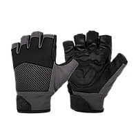 Стрелковые перчатки без пальцев Helikon-Tex Half Finger Mk2 Black / Shadow Grey RK-HF2-NE-0135B