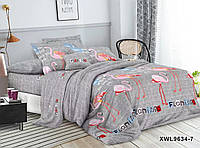 Красивый комплект постельного белья из бязи двуспальный размер