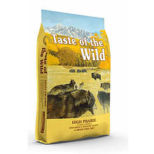 Корм для собак Taste of the Wild High Prairie Canine 12,2 кг на основі м'яса бізону ягняти та оленини