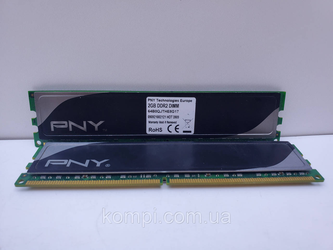 Оперативна пам'ять PNY 4Gb Kit (2x2Gb) DDR2 PC2-6400